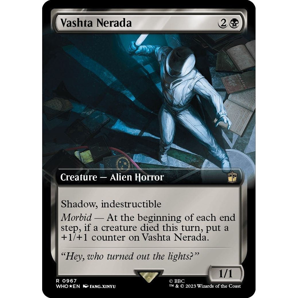 Vashta Nerada (Extended Art) (Surge Foil) (967) (Universes Beyond: Doctor Who) - PokeBox USA