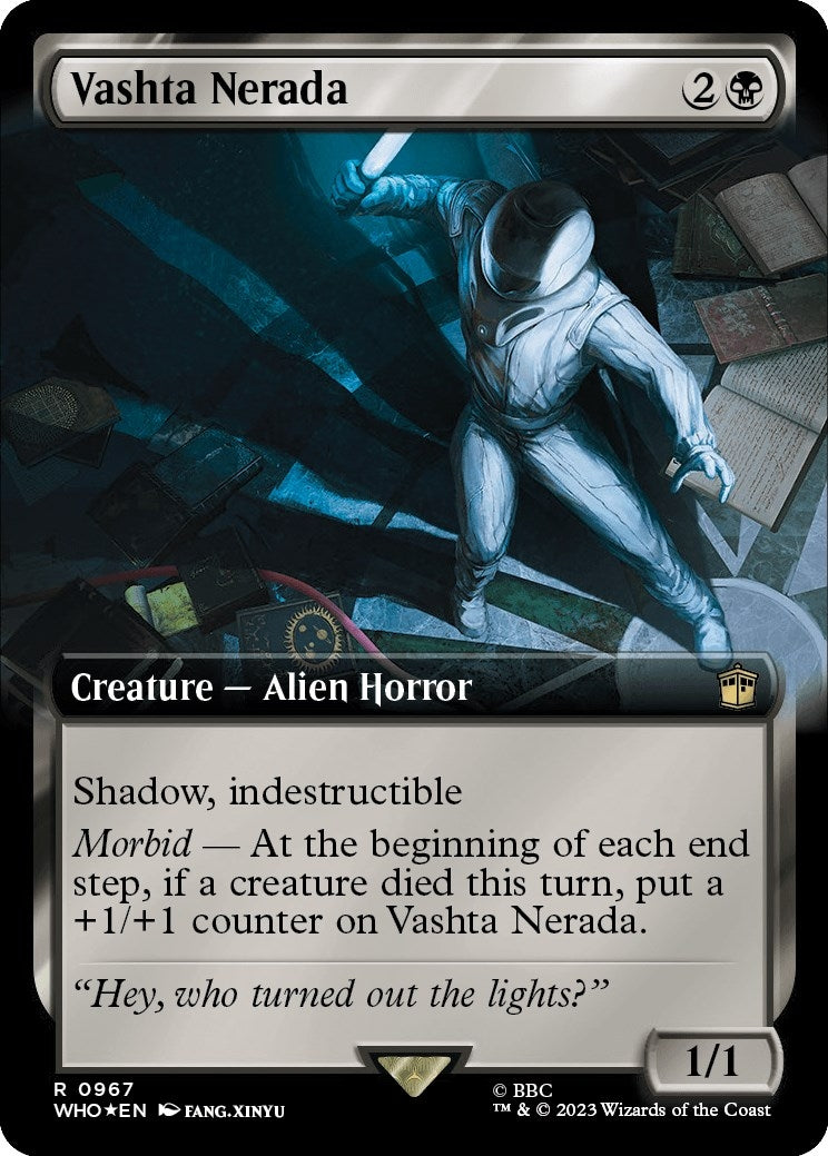 Vashta Nerada (Extended Art) (Surge Foil) (967) (Universes Beyond: Doctor Who) - PokeBox USA