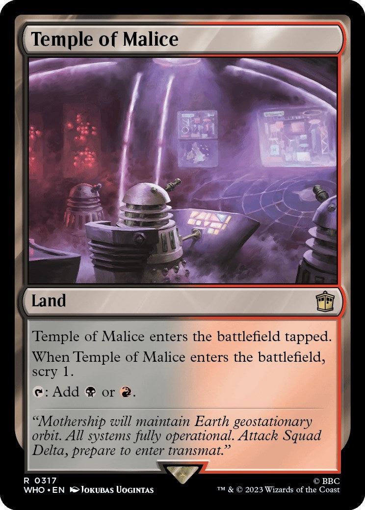Temple of Malice (317) (Universes Beyond: Doctor Who) - PokeBox USA