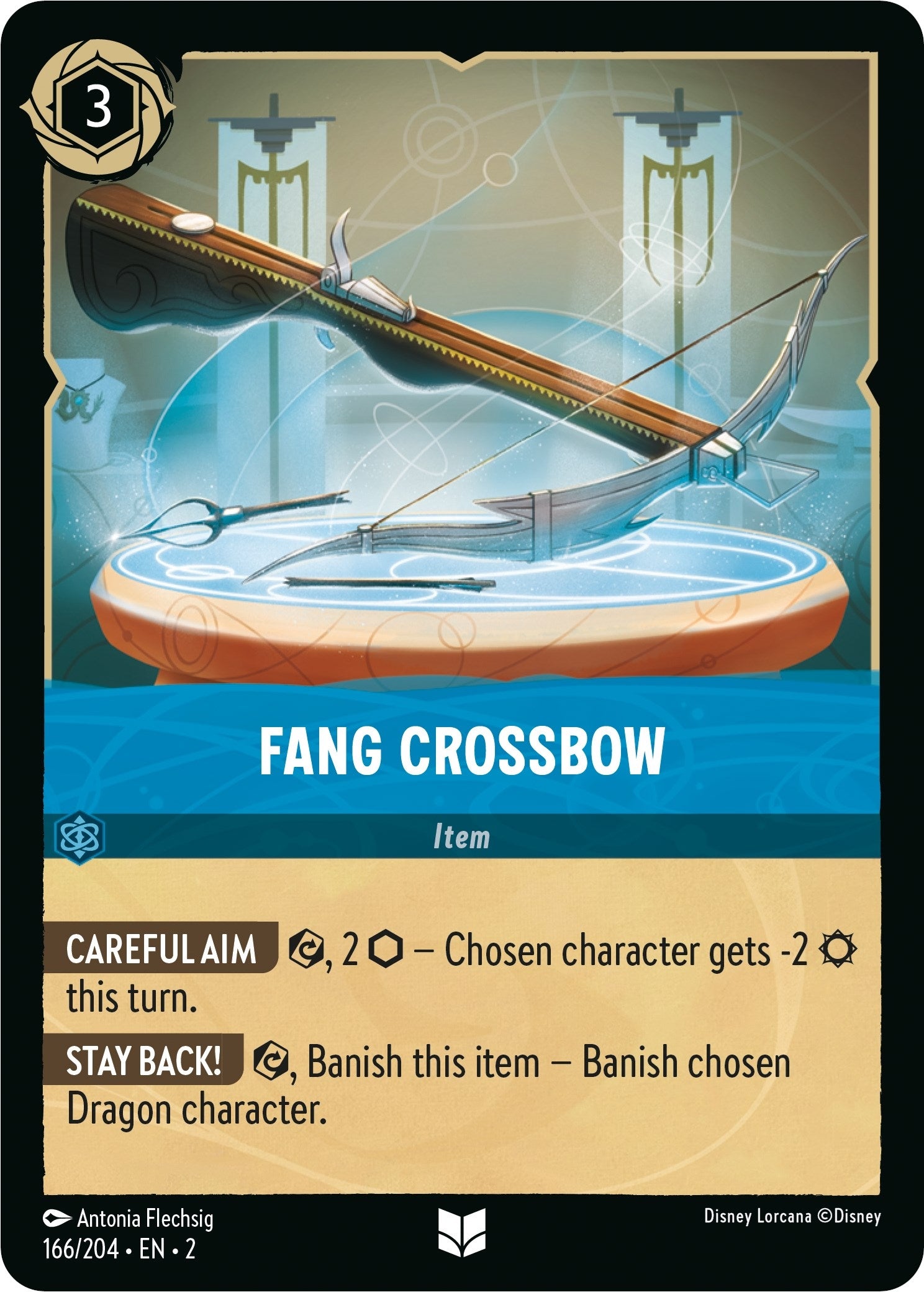 Image for Fang Crossbow (166/204) (Rise of the Floodborn) (2) - Disney Lorcana