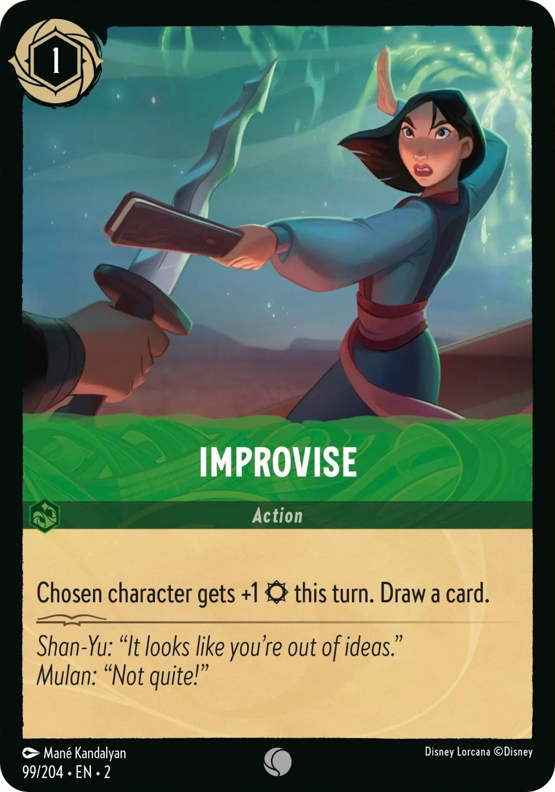 Image for Improvise (99/204) (Rise of the Floodborn) (2) - Disney Lorcana