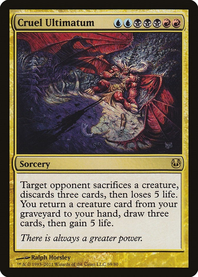 Cruel Ultimatum (69) (Ajani vs. Nicol Bolas)
