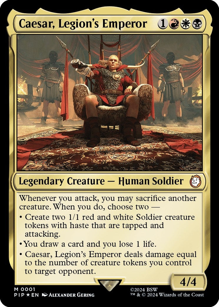 Caesar, Legion's Emperor (1) (Universes Beyond: Fallout) - PokeBox USA