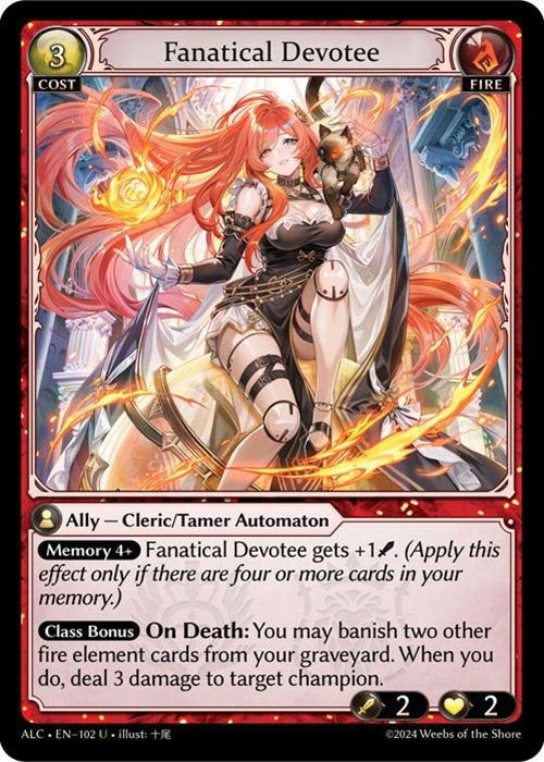 Image for Fanatical Devotee (102) (Alchemical Revolution) (ALC) - Grand Archive TCG