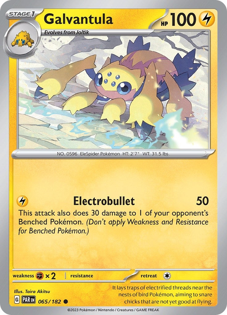 Image for Galvantula (065/182) (SV04: Paradox Rift) - Pokemon