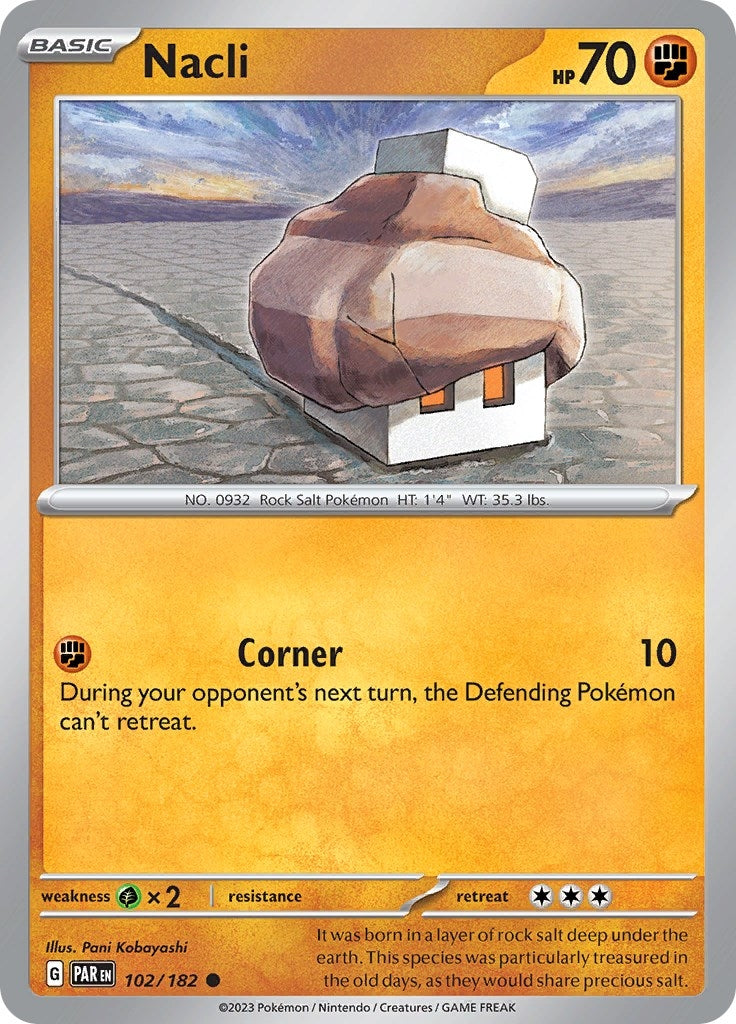 Image for Nacli (102/182) (SV04: Paradox Rift) - Pokemon