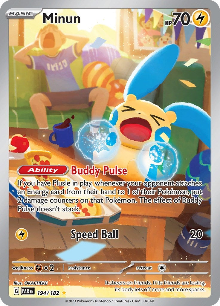 Minun (194/182) (SV04: Paradox Rift)
