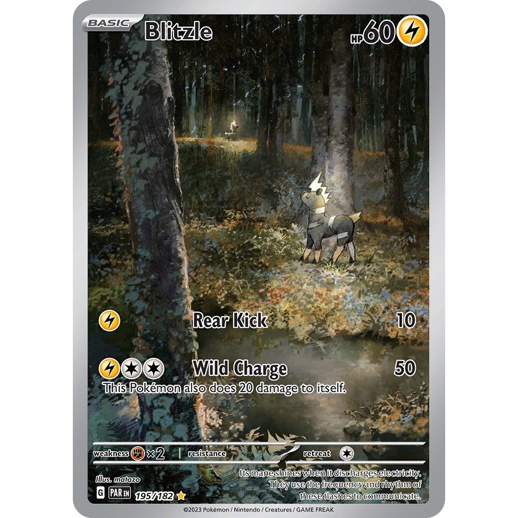 Image for Blitzle (195/182) (SV04: Paradox Rift) - Pokemon