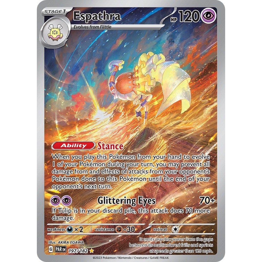 Image for Espathra (197/182) (SV04: Paradox Rift) - Pokemon