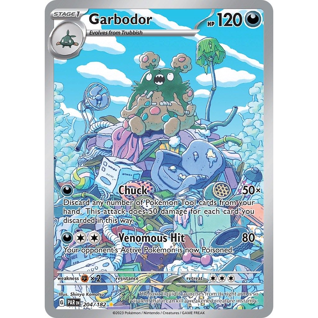 Image for Garbodor (204/182) (SV04: Paradox Rift) - Pokemon