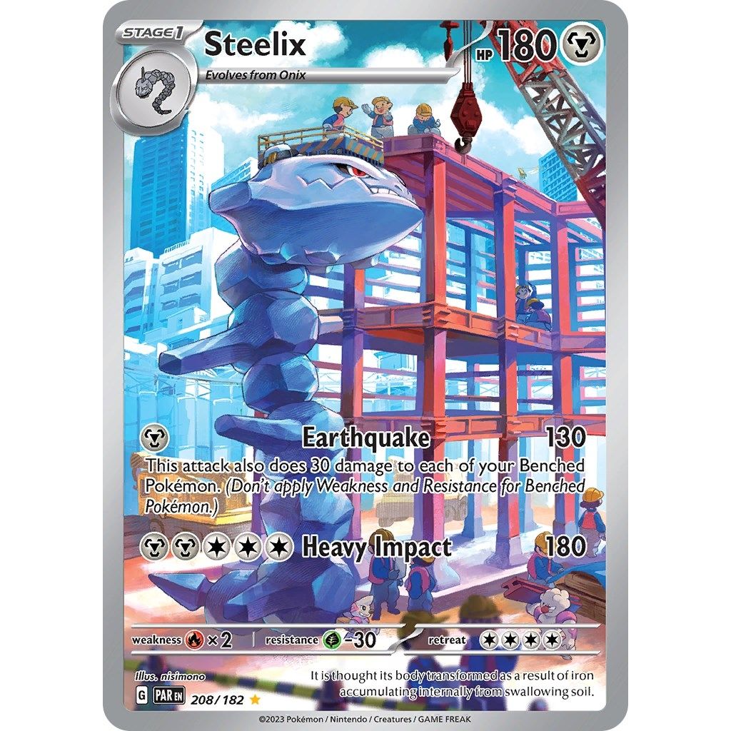 Steelix (208/182) (SV04: Paradox Rift) - PokeBox USA