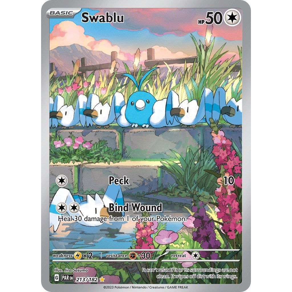 Swablu (213/182) (SV04: Paradox Rift) - PokeBox USA
