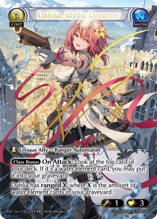 Image for Dahlia, Idyllic Dreamer (CSR) (ALC1E) (128) (Alchemical Revolution) (ALC) - Grand Archive TCG