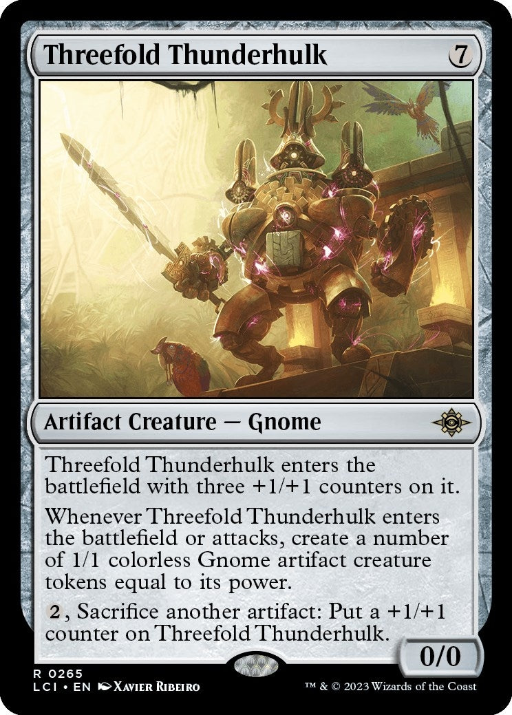 Threefold Thunderhulk (265) (The Lost Caverns of Ixalan)