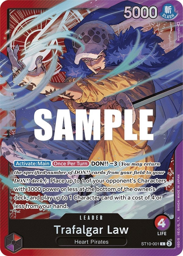 Image for Trafalgar Law (001) (ST10-001) (Ultra Deck: The Three Captains) (ST-10) - One Piece Card Game