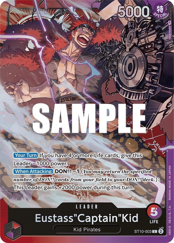 Image for Eustass"Captain"Kid (003) (ST10-003) (Ultra Deck: The Three Captains) (ST-10) - One Piece Card Game