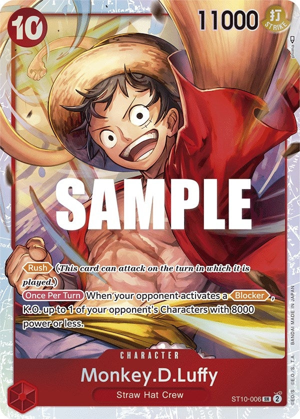 Image for Monkey.D.Luffy (006) (ST10-006) (Ultra Deck: The Three Captains) (ST-10) - One Piece Card Game