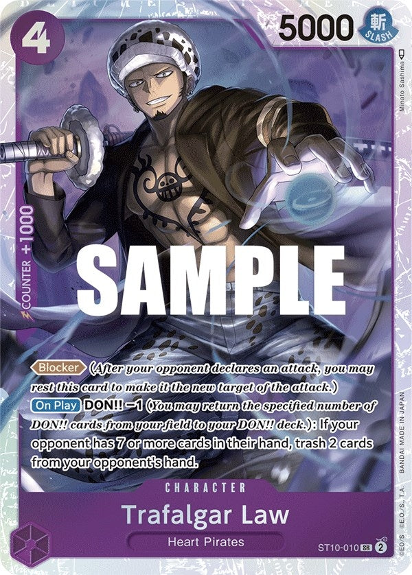 Image for Trafalgar Law (010) (ST10-010) (Ultra Deck: The Three Captains) (ST-10) - One Piece Card Game