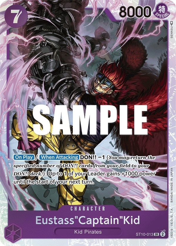 Image for Eustass"Captain"Kid (013) (ST10-013) (Ultra Deck: The Three Captains) (ST-10) - One Piece Card Game