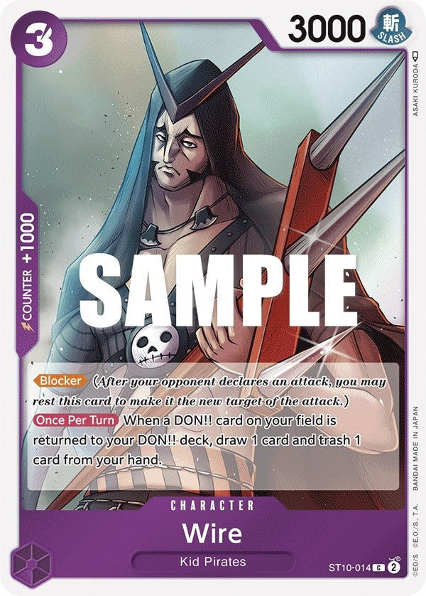 Image for Wire (ST10-014) (Ultra Deck: The Three Captains) (ST-10) - One Piece Card Game