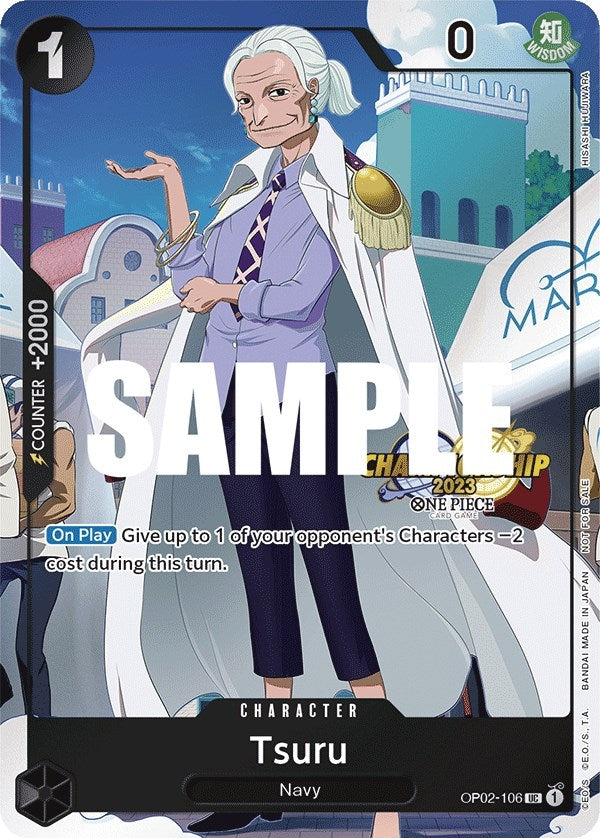 Image for Tsuru (CS 2023 Event Pack) (OP02-106) (One Piece Promotion Cards) (OP-PR) - One Piece Card Game