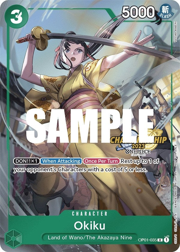 Image for Okiku (CS 2023 Celebration Pack) (OP01-035) (One Piece Promotion Cards) (OP-PR) - One Piece Card Game