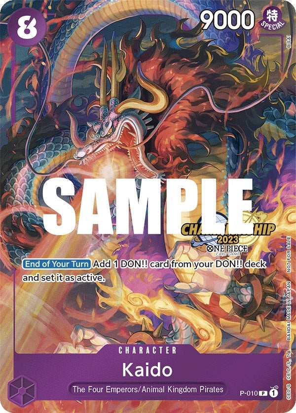 Image for Kaido (CS 2023 Celebration Pack) (P-010) (One Piece Promotion Cards) (OP-PR) - One Piece Card Game