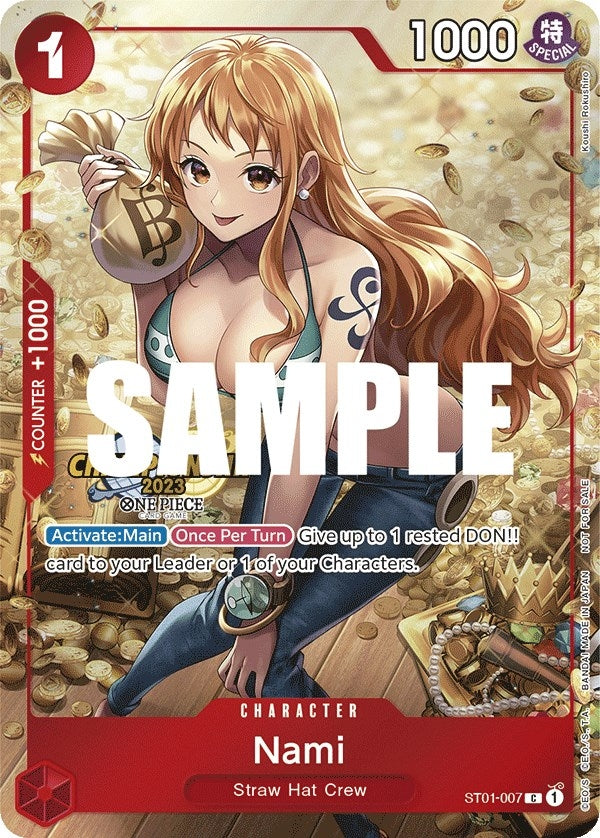 Image for Nami (CS 2023 Celebration Pack) (ST01-007) (One Piece Promotion Cards) (OP-PR) - One Piece Card Game