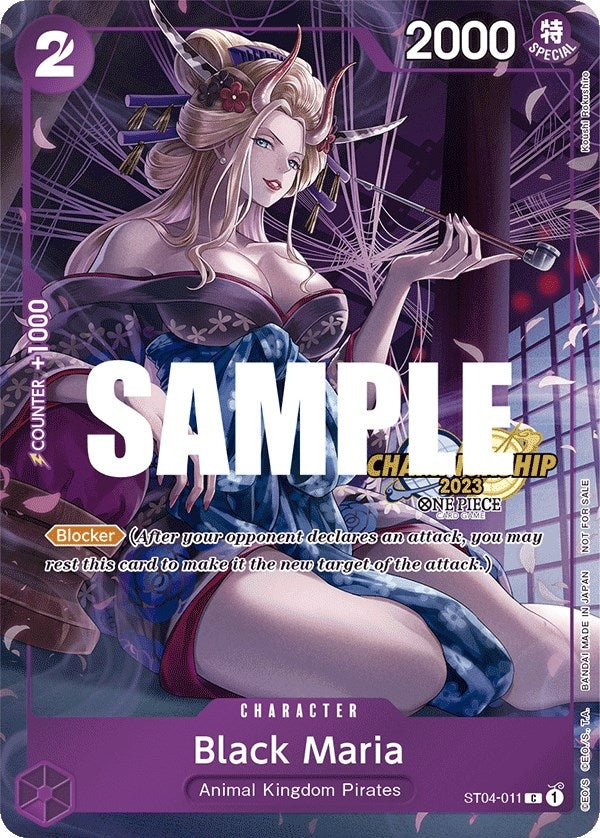 Image for Black Maria (CS 2023 Celebration Pack) (ST04-011) (One Piece Promotion Cards) (OP-PR) - One Piece Card Game