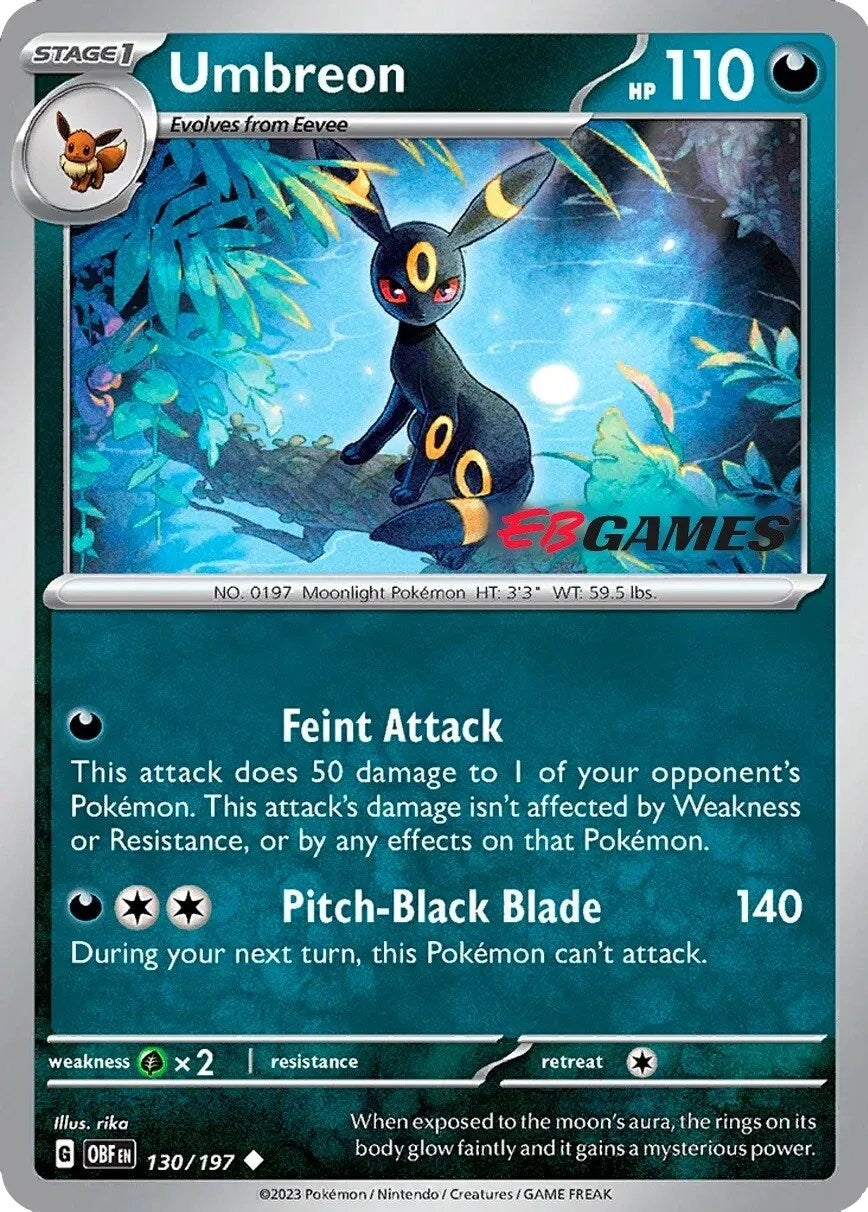 Image for Umbreon - 130/197 (EBGames Exclusive) (130/197) (Miscellaneous Cards & Products) (MCAP) - Pokemon