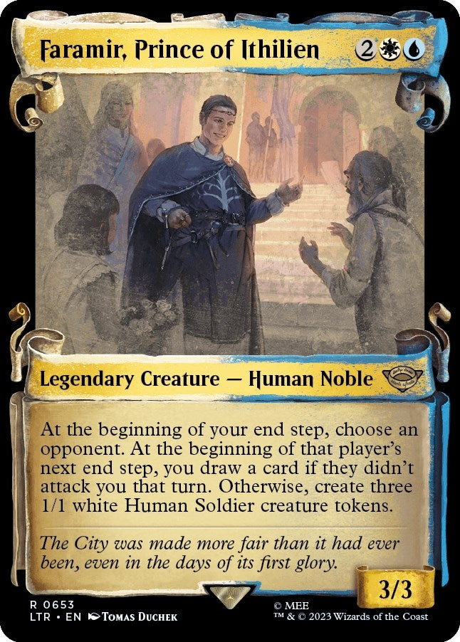 Faramir, Prince of Ithilien (Showcase Scrolls) (653) (Universes Beyond: The Lord of the Rings: Tales of Middle-earth)