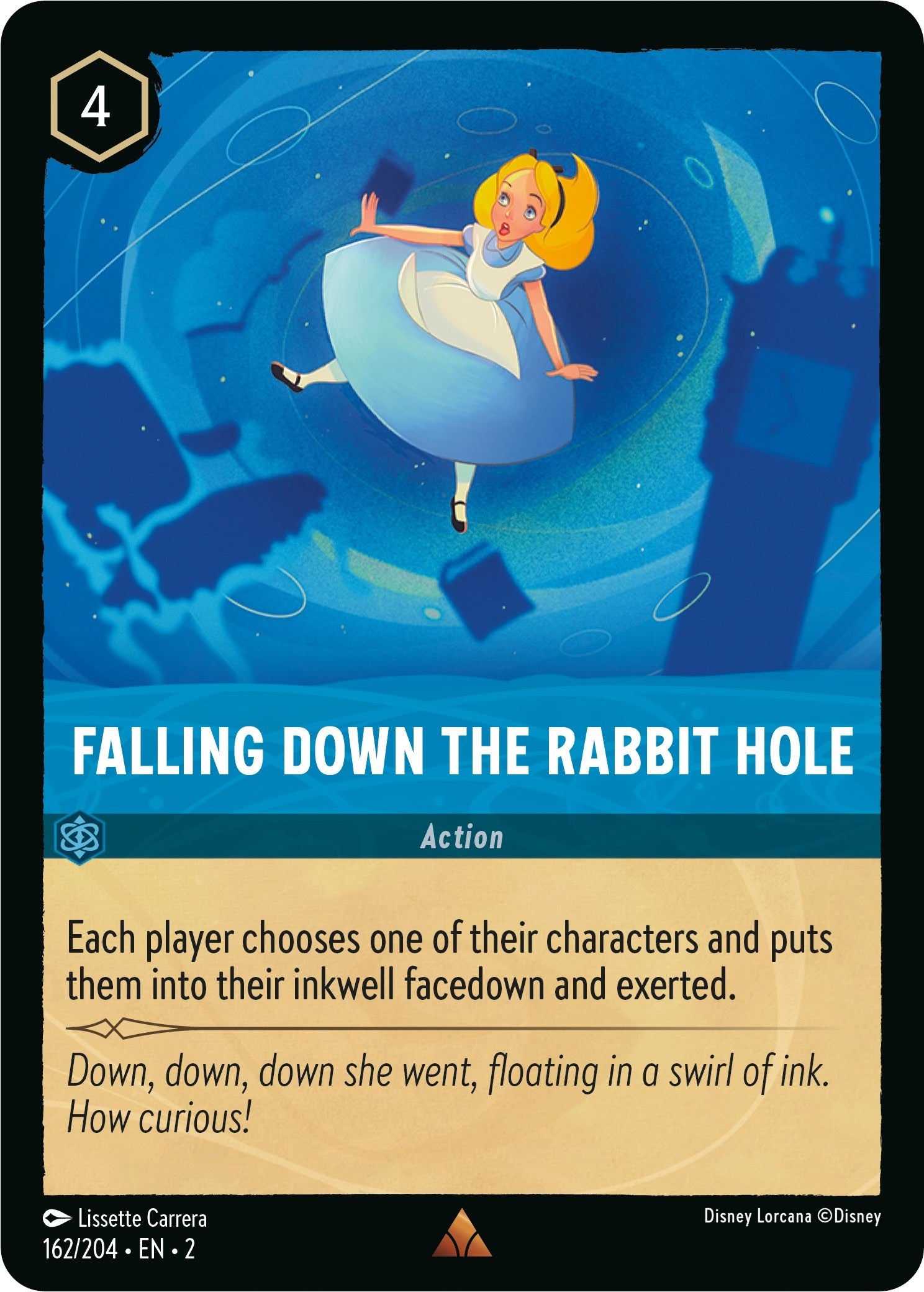 Image for Falling Down the Rabbit Hole (162/204) (Rise of the Floodborn) (2) - Disney Lorcana