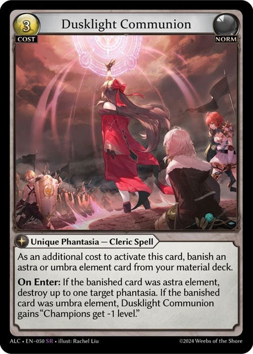 Image for Dusklight Communion (050) (Alchemical Revolution) (ALC) - Grand Archive TCG