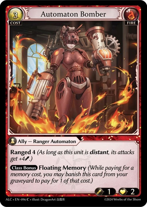 Image for Automaton Bomber (096) (Alchemical Revolution) (ALC) - Grand Archive TCG