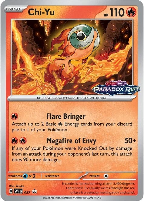 Image for Chi-Yu - 057 (Prerelease) (057) (SV: Scarlet & Violet Promo Cards) (SVP) - Pokemon