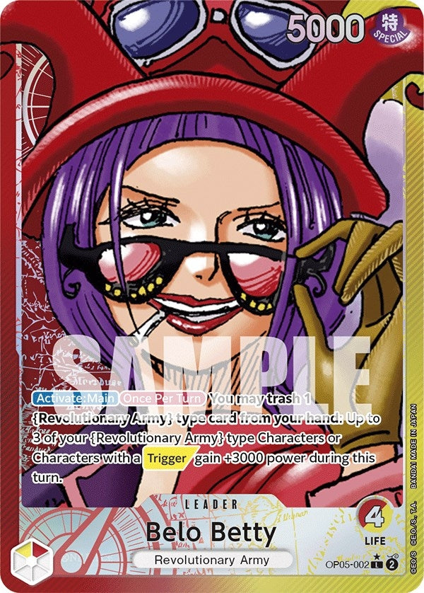 Image for Belo Betty (002) (Alternate Art) (OP05-002) (Awakening of the New Era) (OP05) - One Piece Card Game