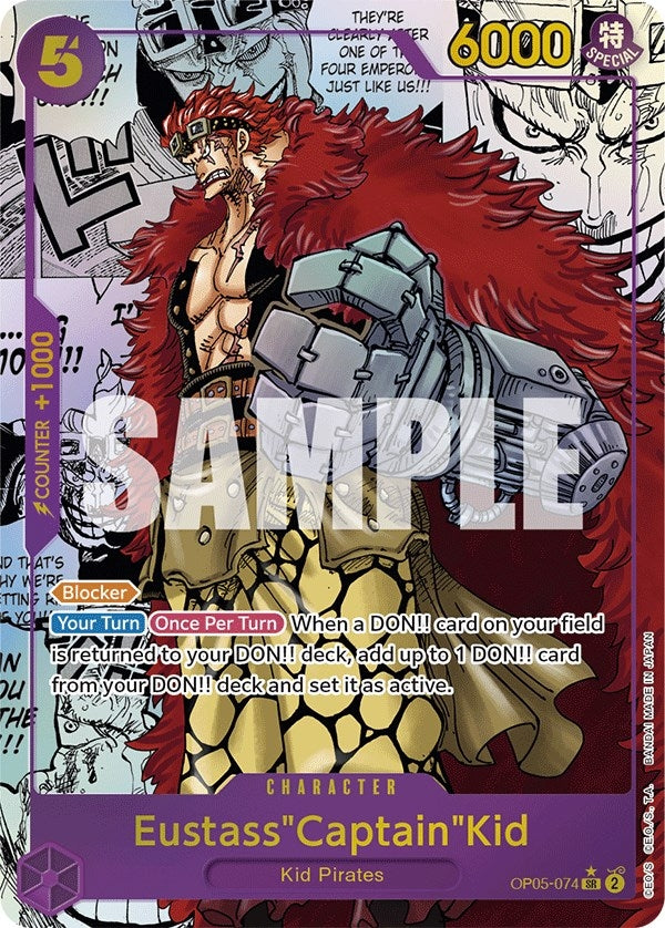Image for Eustass"Captain"Kid (Alternate Art) (Manga) (OP05-074) (Awakening of the New Era) (OP05) - One Piece Card Game