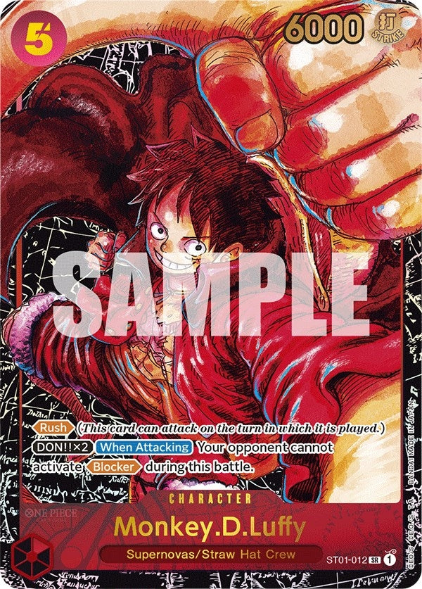Image for Monkey.D.Luffy (012) (Alternate Art) (ST01-012) (Awakening of the New Era) (OP05) - One Piece Card Game
