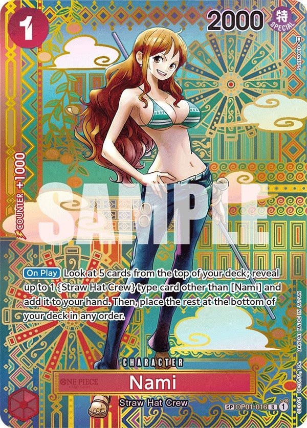 Image for Nami (SP) (OP01-016) (Awakening of the New Era) (OP05) - One Piece Card Game