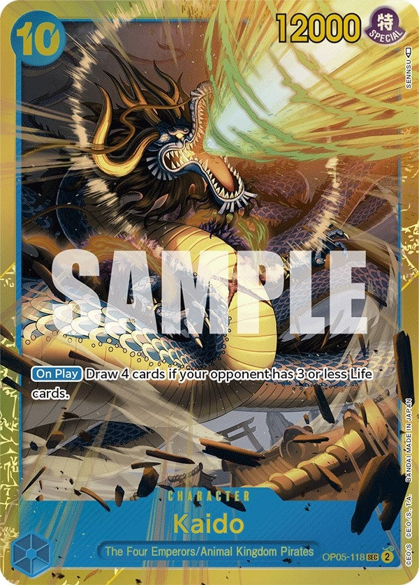 Image for Kaido (118) (OP05-118) (Awakening of the New Era) (OP05) - One Piece Card Game