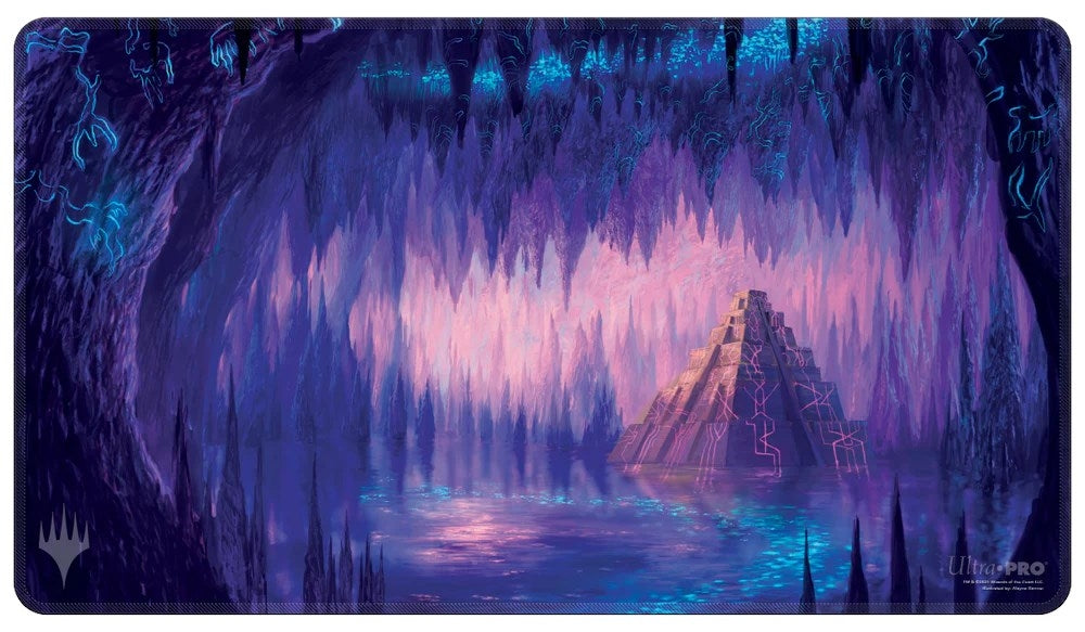 Image for The Lost Caverns of Ixalan Cavern of Souls White Stitched Standard Gaming Playmat for Magic: The Gathering - Playmats