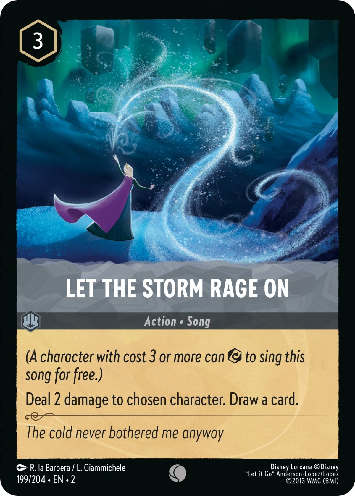 Image for Let the Storm Rage On (199/204) (Rise of the Floodborn) (2) - Disney Lorcana