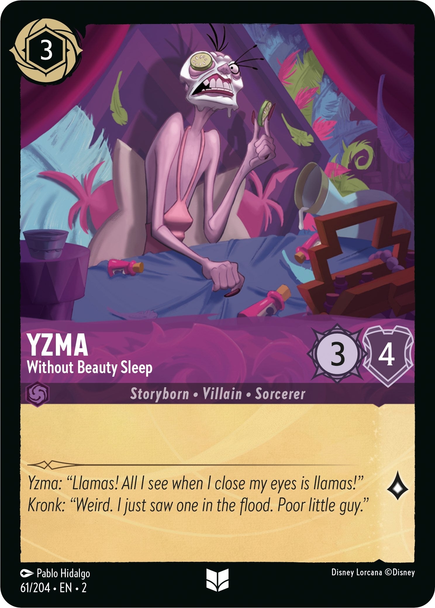 Image for Yzma - Without Beauty Sleep (61/204) (Rise of the Floodborn) (2) - Disney Lorcana