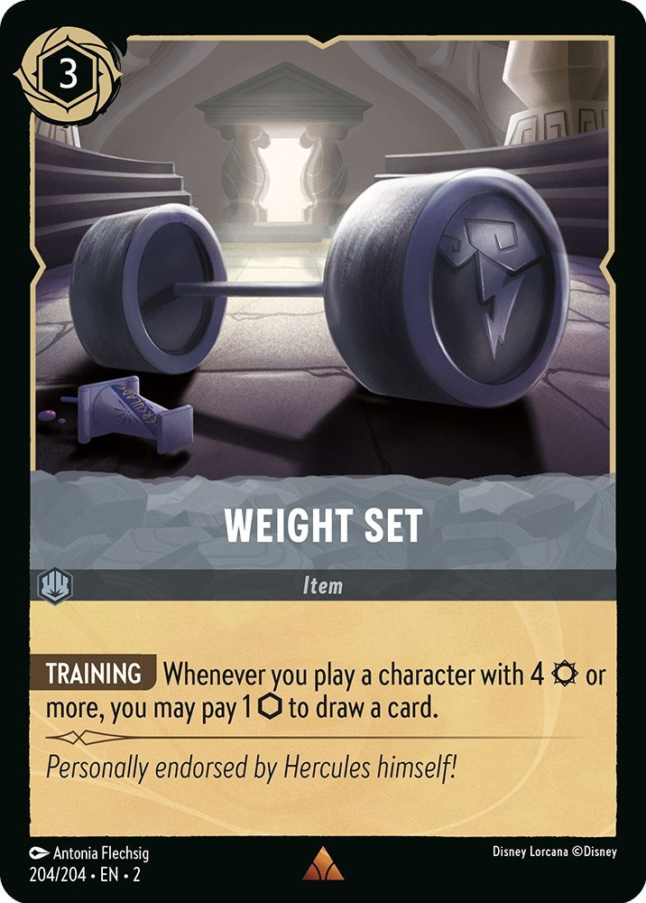 Image for Weight Set (204/204) (Rise of the Floodborn) (2) - Disney Lorcana