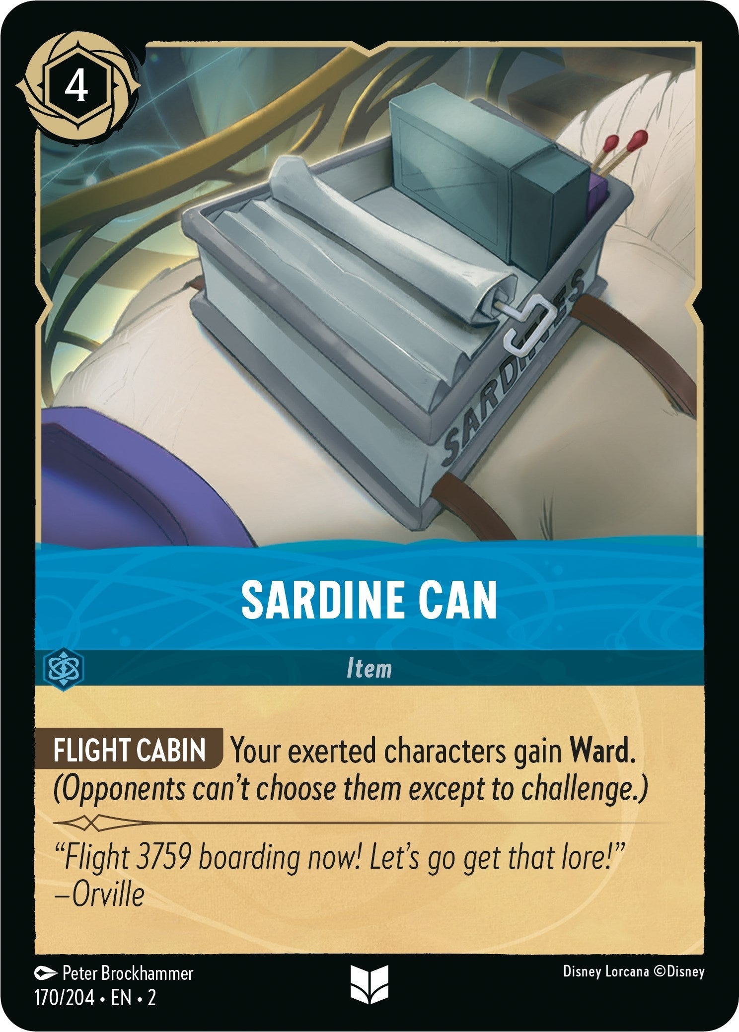 Image for Sardine Can (170/204) (Rise of the Floodborn) (2) - Disney Lorcana