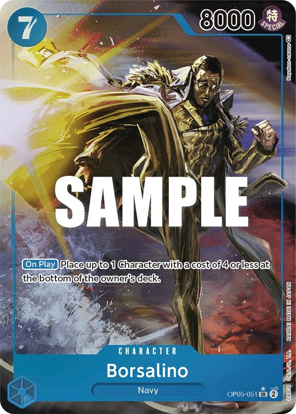 Image for Borsalino (Alternate Art) (OP05-051) (Awakening of the New Era) (OP05) - One Piece Card Game
