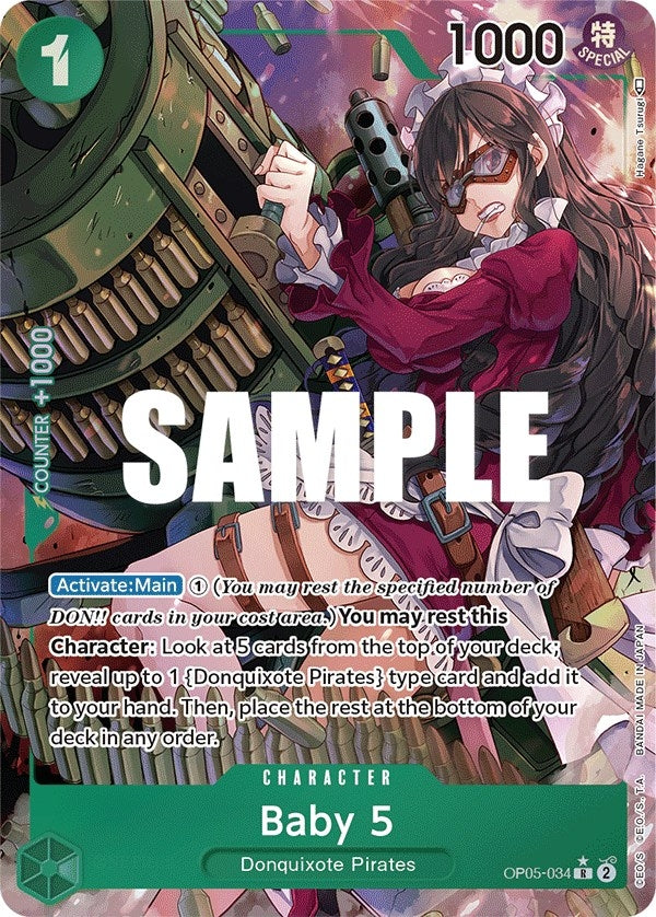 Image for Baby 5 (034) (Alternate Art) (OP05-034) (Awakening of the New Era) (OP05) - One Piece Card Game
