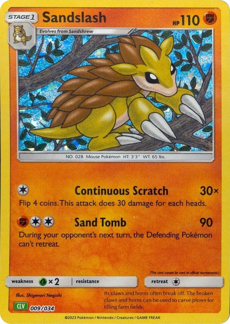 Image for Sandslash (009/034) (Trading Card Game Classic) (CL) - Pokemon