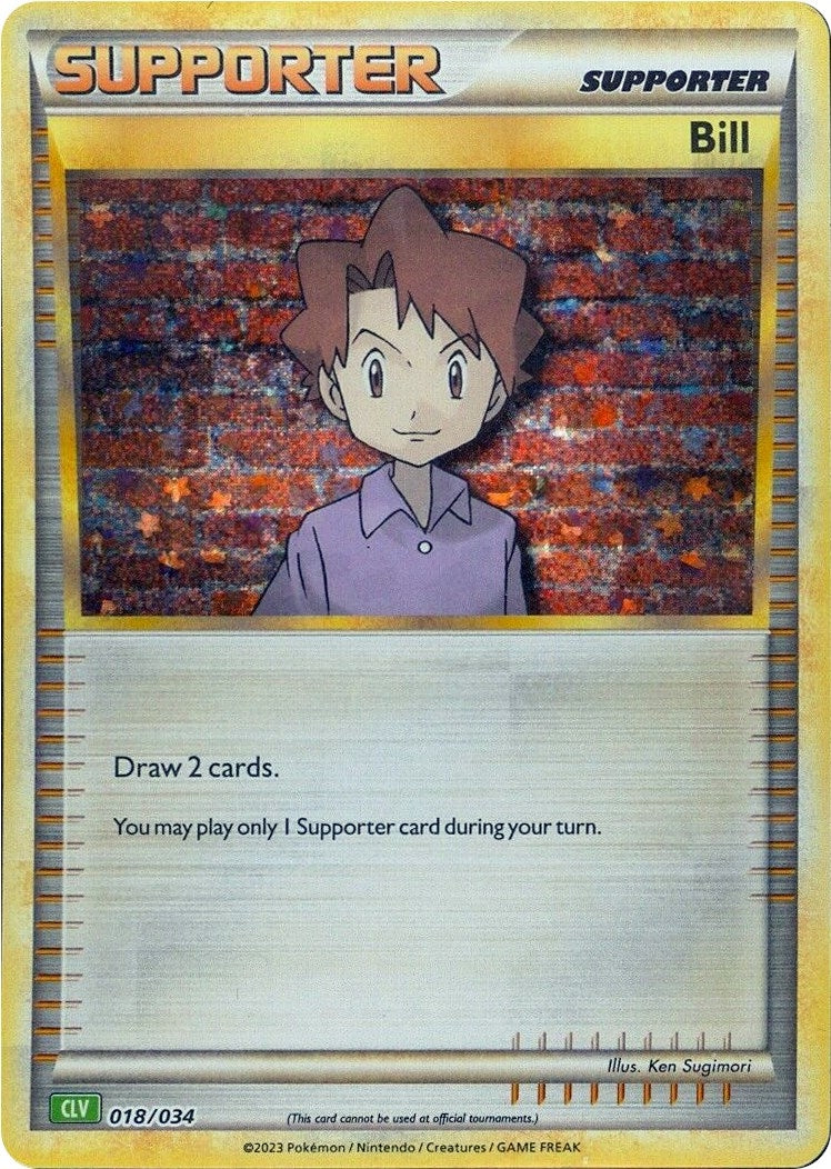 Image for Bill (CLV) (018/034) (Trading Card Game Classic) (CL) - Pokemon