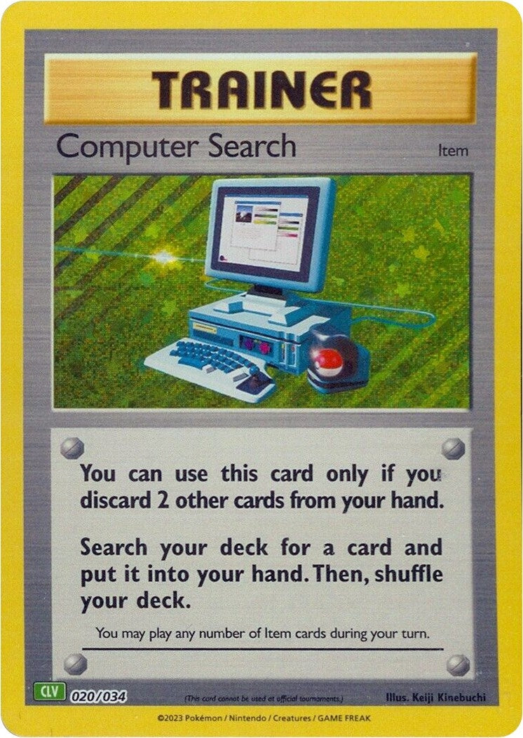 Image for Computer Search (CLV) (020/034) (Trading Card Game Classic) (CL) - Pokemon